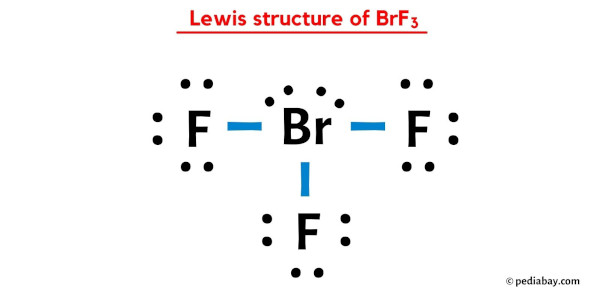 Lewis structure of BrF3