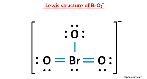 Lewis structure of BrO3-