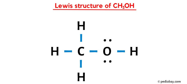 Lewis structure of CH3OH