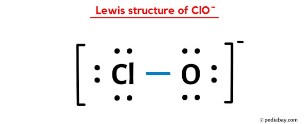 Lewis structure of ClO-