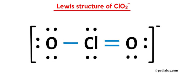 Lewis structure of ClO2-