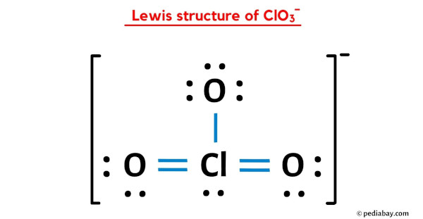 Lewis structure of ClO3-