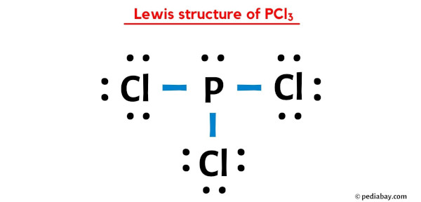 Lewis structure of PCl3