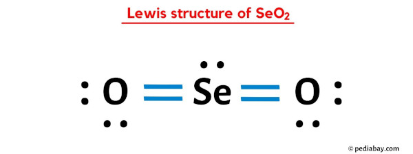 Lewis structure of SeO2