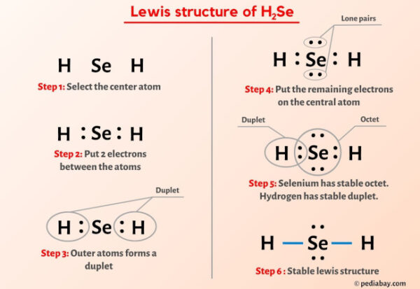 H2Se Lewis Structure in 6 Steps (With Images)