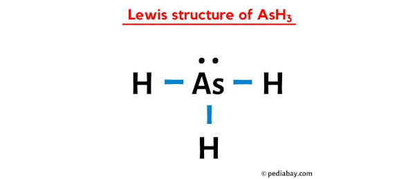 Lewis structure of AsH3