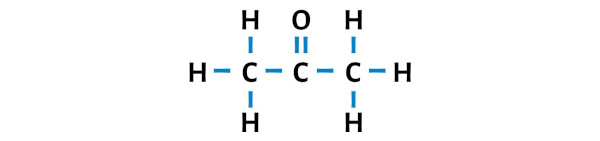 Acetone (C3H6O) step 1