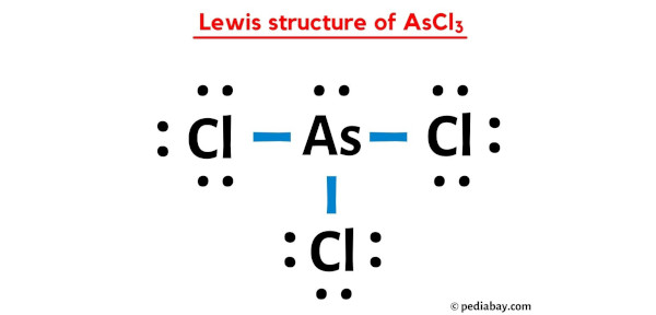lewis structure of AsCl3