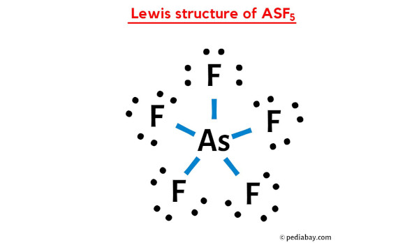 lewis structure of AsF5