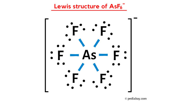 lewis structure of AsF6-