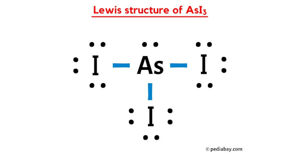 lewis structure of AsI3