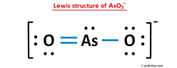 lewis structure of AsO2-