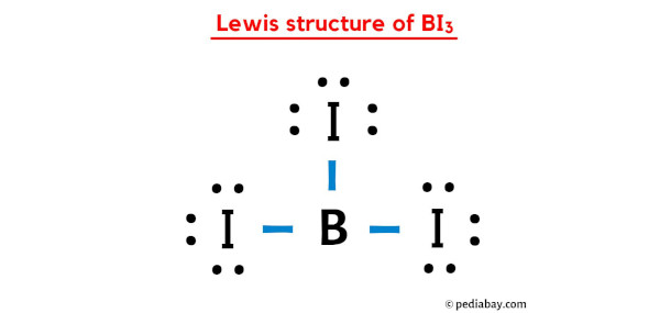 lewis structure of BI3