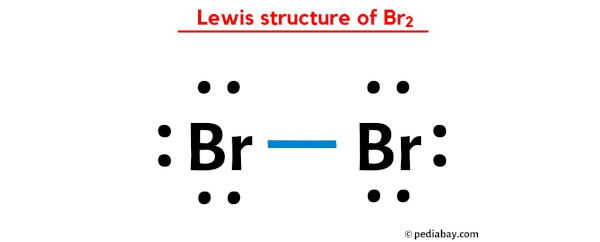 lewis structure of Br2