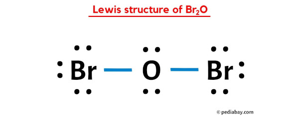 lewis structure of Br2O