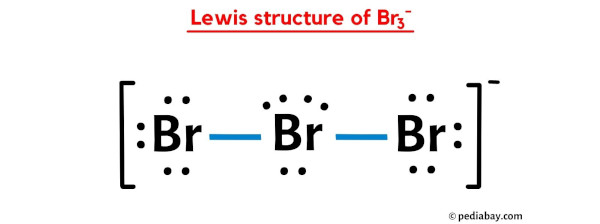 lewis structure of Br3-