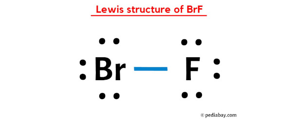 lewis structure of BrF