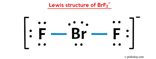 lewis structure of BrF2-