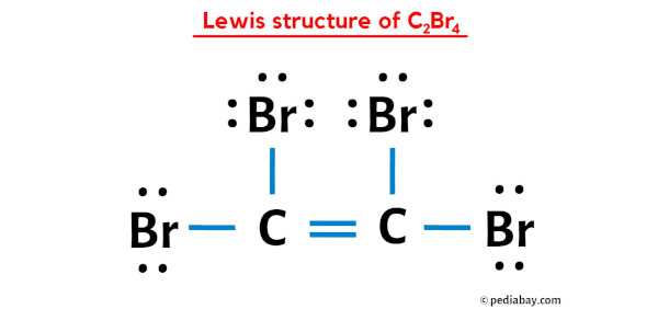 lewis structure of C2Br4