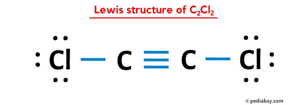 lewis structure of C2Cl2