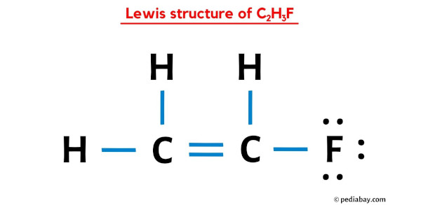lewis structure of C2H3F