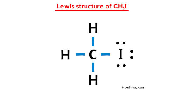 lewis structure of CH3I