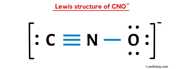 lewis structure of CNO-