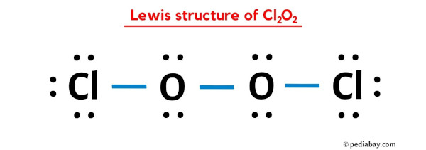 lewis structure of Cl2O2
