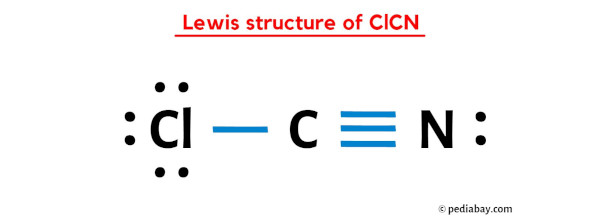 lewis structure of ClCN
