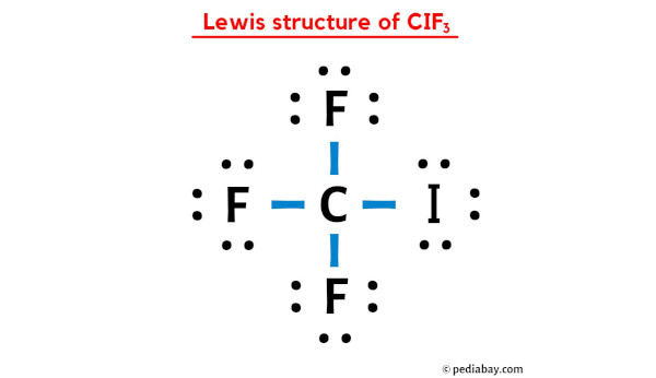 lewis structure of ClF3