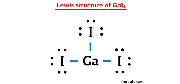 lewis structure of GaI3