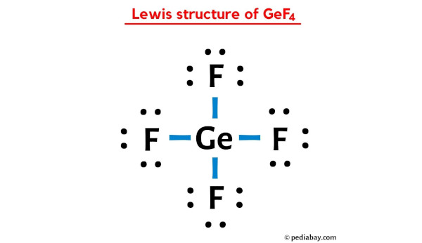 lewis structure of GeF4
