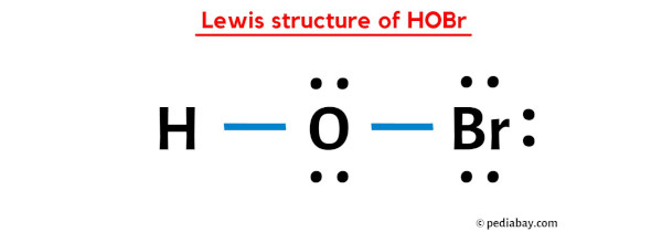 lewis structure of HBrO
