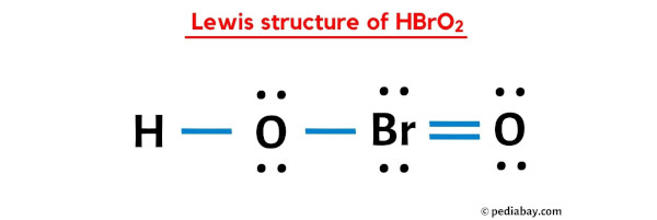 lewis structure of HBrO2