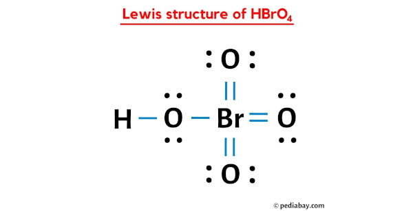lewis structure of HBrO4