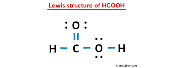 lewis structure of HCOOH