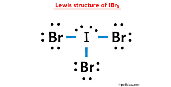 lewis structure of IBr3