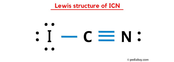 lewis structure of ICN