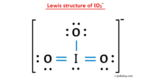 lewis structure of IO3-