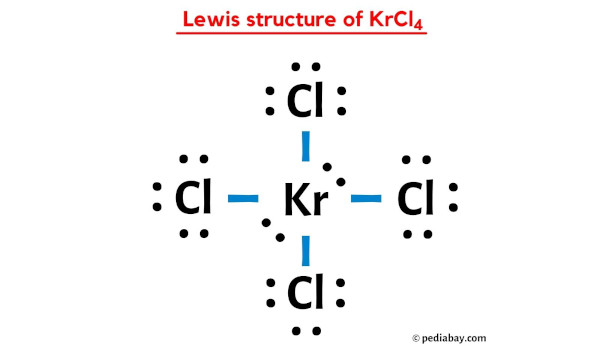 lewis structure of KrCl4