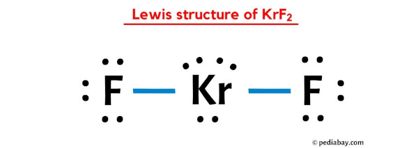 lewis structure of KrF2