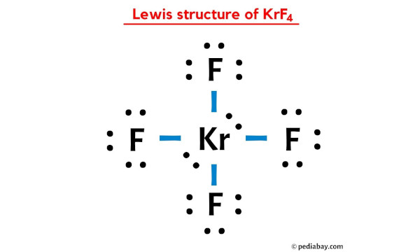 lewis structure of KrF4