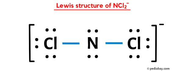 lewis structure of NCl2-