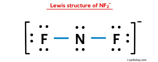 lewis structure of NF2-