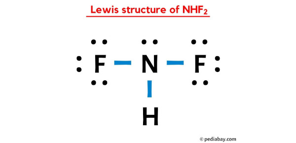 lewis structure of NHF2