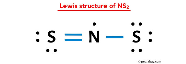 lewis structure of NS2