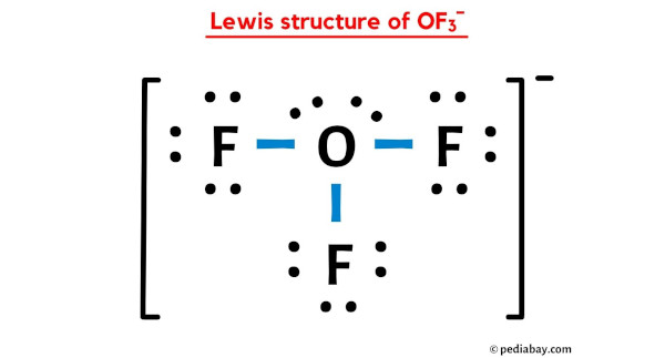 lewis structure of OF3-