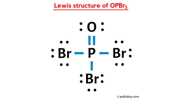 lewis structure of OPBr3