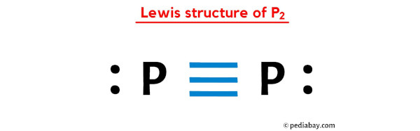 lewis structure of P2