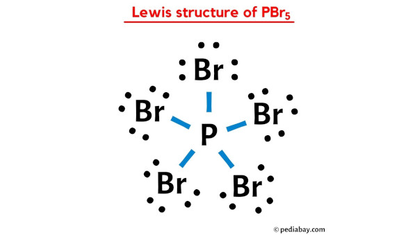 lewis structure of PBr5